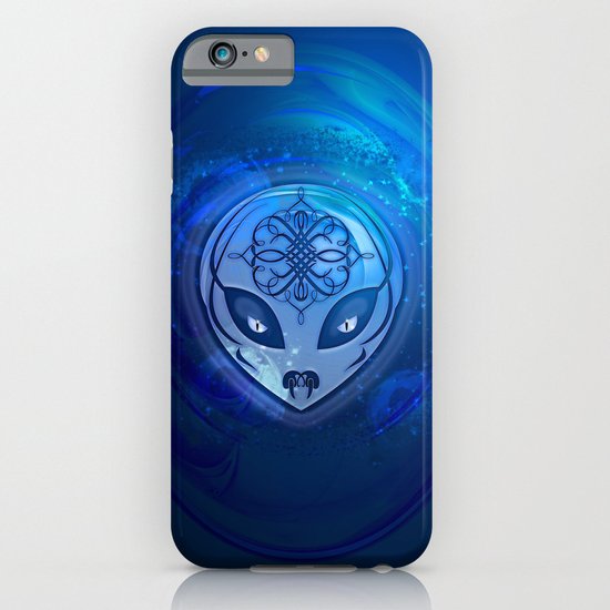 Blue Alien Dream iPhone & iPod Case
