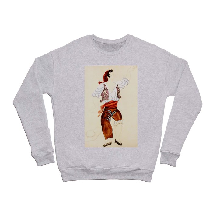 Aladdin expressionistic painting Crewneck Sweatshirt