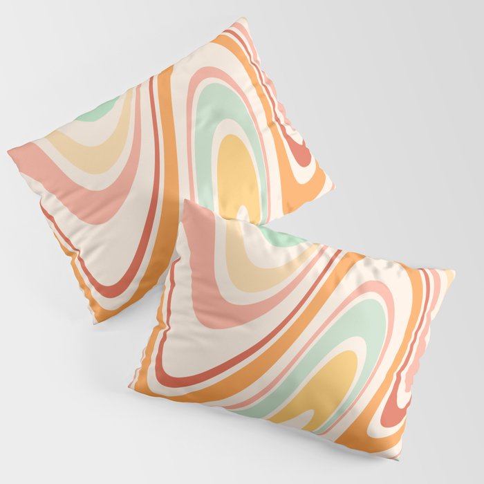 Boho Abstract Colorful Pattern Pillow Sham