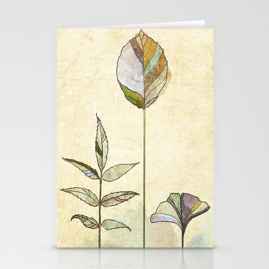 Leaf Study Stationery Cards