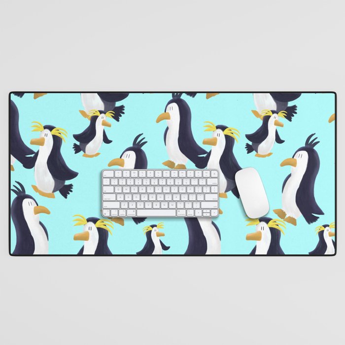 Penguin Pattern  Desk Mat