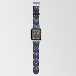 Purple Blue Butterfly Lines Apple Watch Band