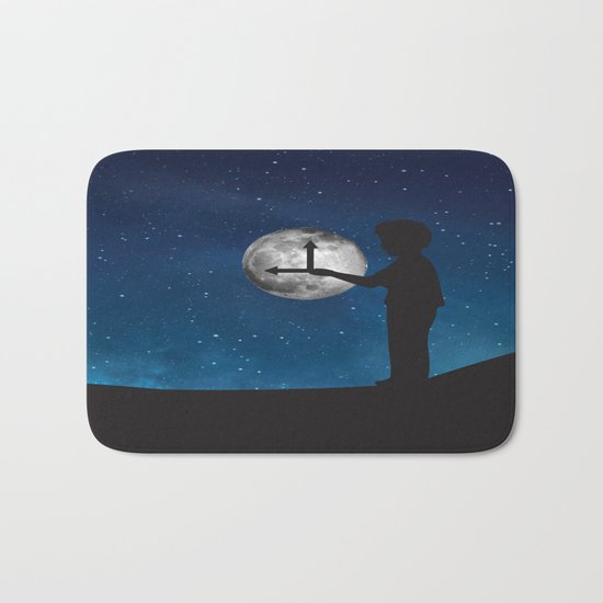 Nine o'Clock Moon Bath Mat