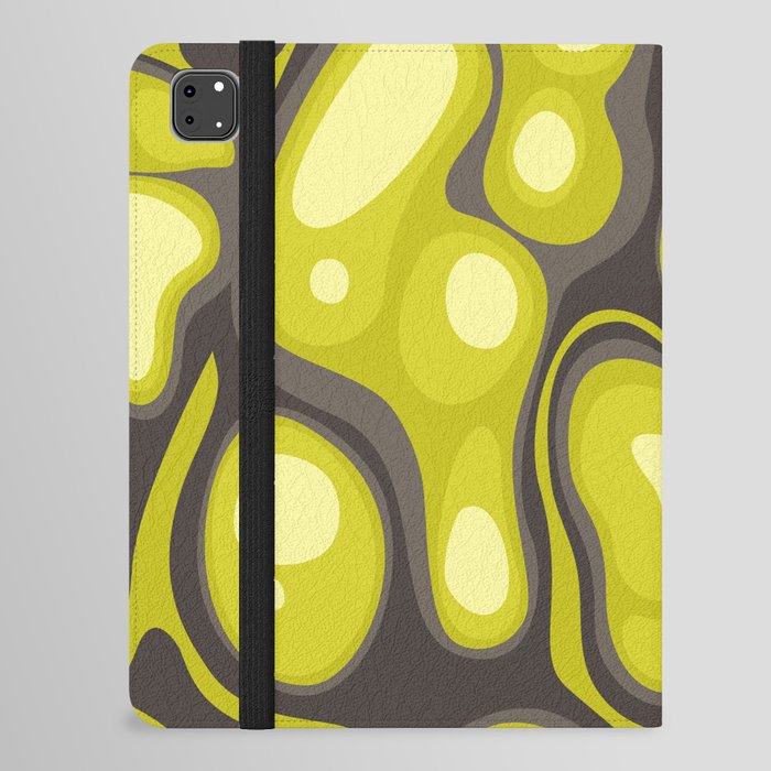 Geometric seamless pattern from spots. Abstract camo modern. Texture from water spots. Print on fabric and textiles. Endless design. illustration iPad Folio Case