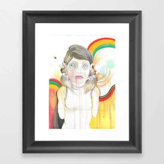 Zombie Framed Art Print