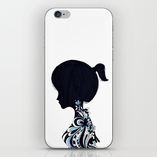 living lady iPhone & iPod Skin