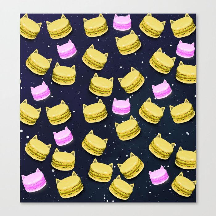 Macaron galaxy  Canvas Print