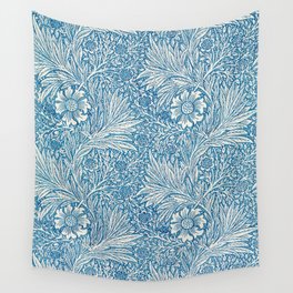 William Morris. Blue Marigold. Wall Tapestry