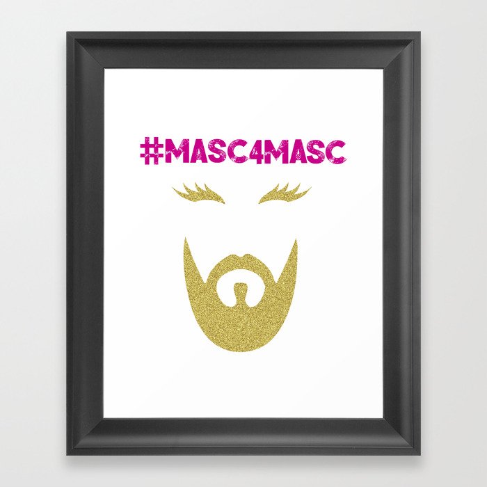 #MASC4MASC Framed Art Print