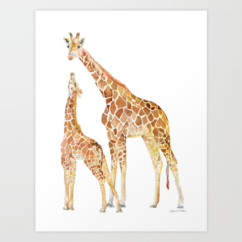 Постеры с жирафами