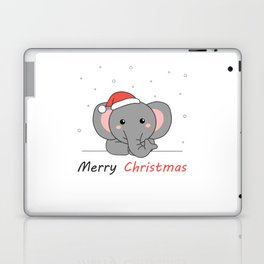 Elephant Christmas Snow Winter Animals Elephants Laptop Skin