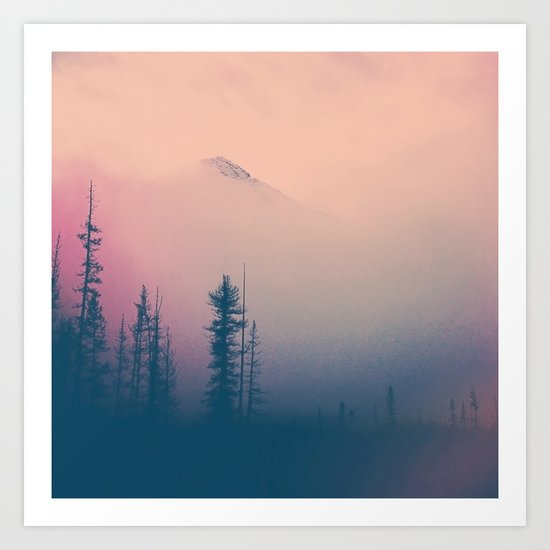 Frozen Forest Art Print