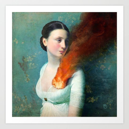 Portrait of a Heart Art Print