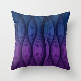 Purple and dark blue background Throw Pillow