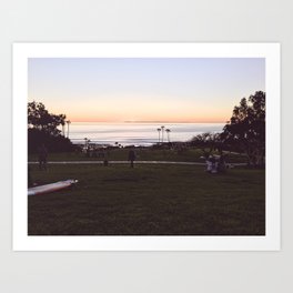 Salt Creek Sunset Art Print