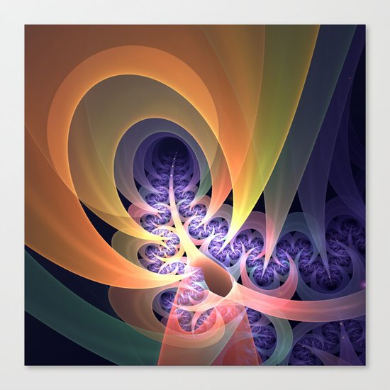 Highway to the sun Canvas Print