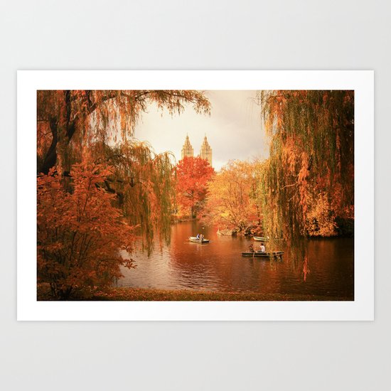 Central Park New York City Autumn Art Print