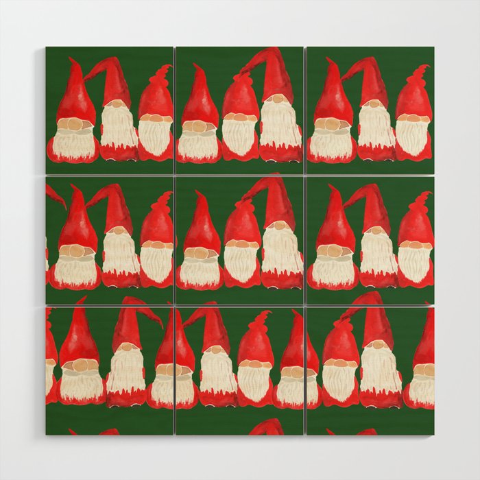 Wall of Gnomes- Hope For Lizzy Fundraiser Wood Wall Art