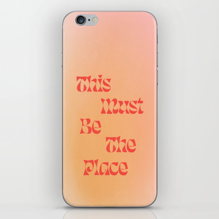 This Must Be The Place: Gradient Edition iPhone Skin