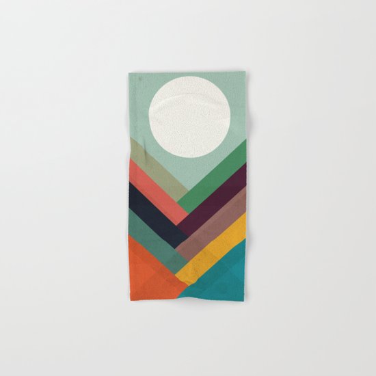 Rows of valleys Hand & Bath Towel
