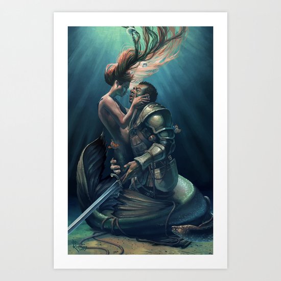 Kiss of Life Art Print