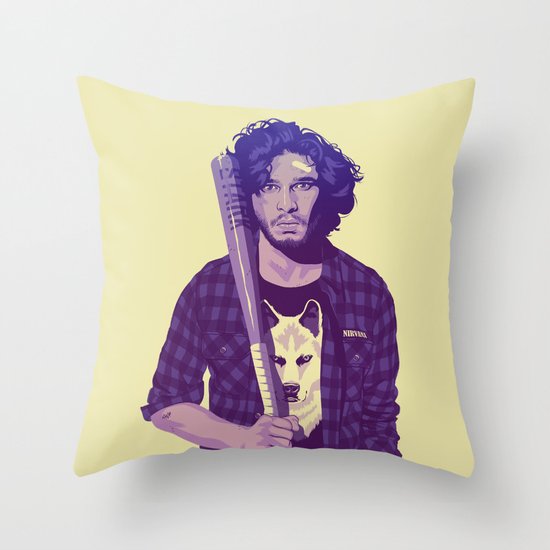 80/90s - J.S Throw Pillow