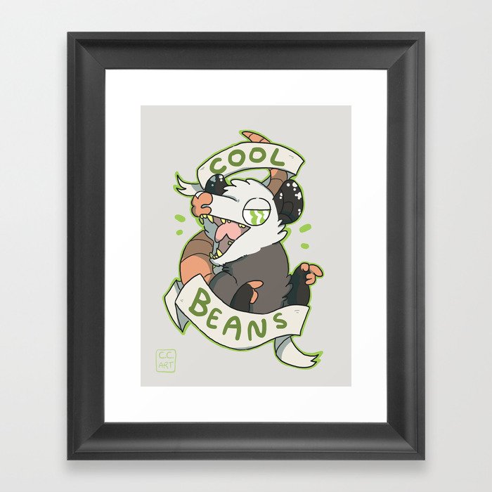 Cool Beans Framed Art Print