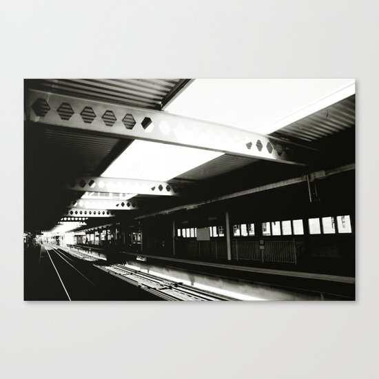 blue line Canvas Print