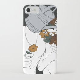 Water Me iPhone Case | Painting, Wateringcan, Modernart, Digital, Digitalart, Love, Black, White, Wateringflowers, Inkdrawing 
