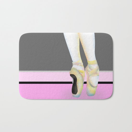 Ballet Shoes Bath Mat