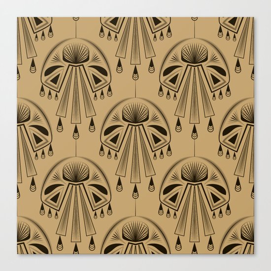 Abstraction. The medallion. Canvas Print