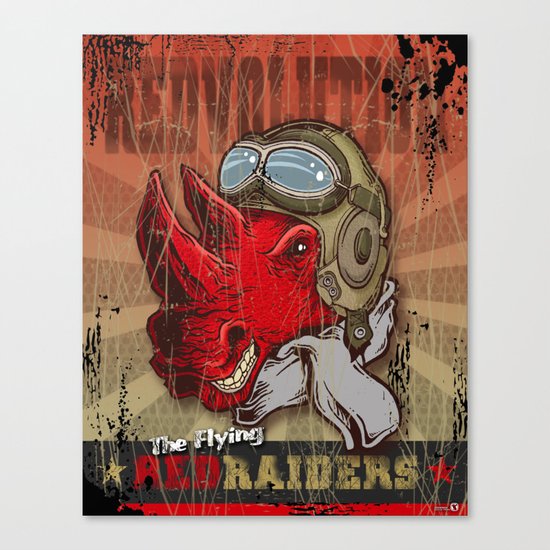 Flying Red Raiders Canvas Print