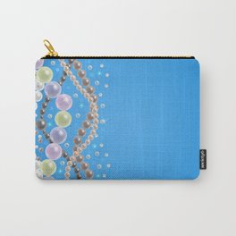 Coloured pearls background Carry-All Pouch