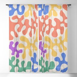 The Rainbow Matisse Sheer Curtain