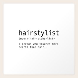 Hair Stylist Art Prints Society6