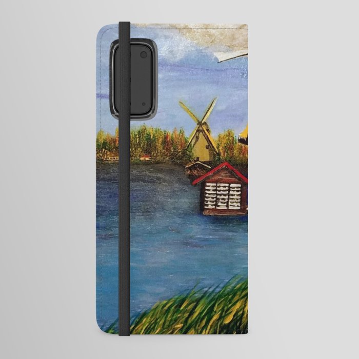 Chasing windmills Android Wallet Case