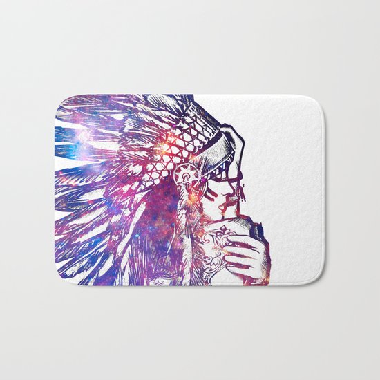 Space Indian Bath Mat
