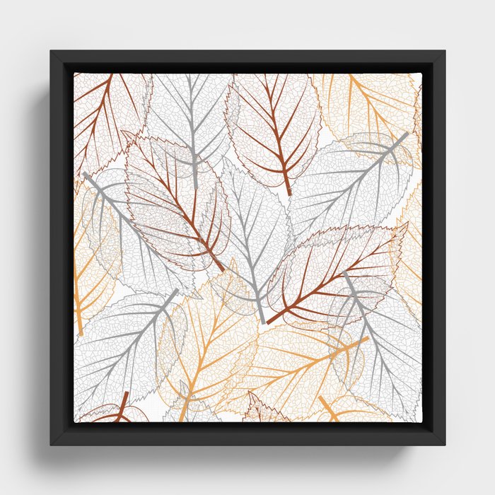 Creative Pattern Design Framed Canvas