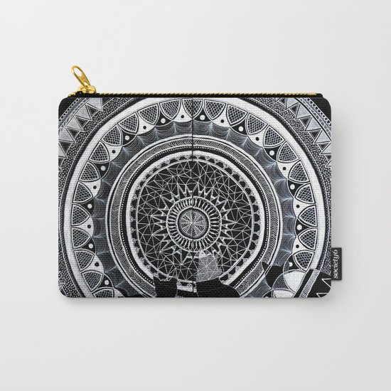 Foxes Mandala Carry-All Pouch