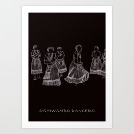 Oshiwambo women Art Print
