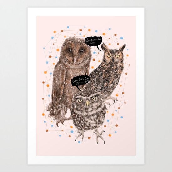 h'Hoo-hoo Art Print
