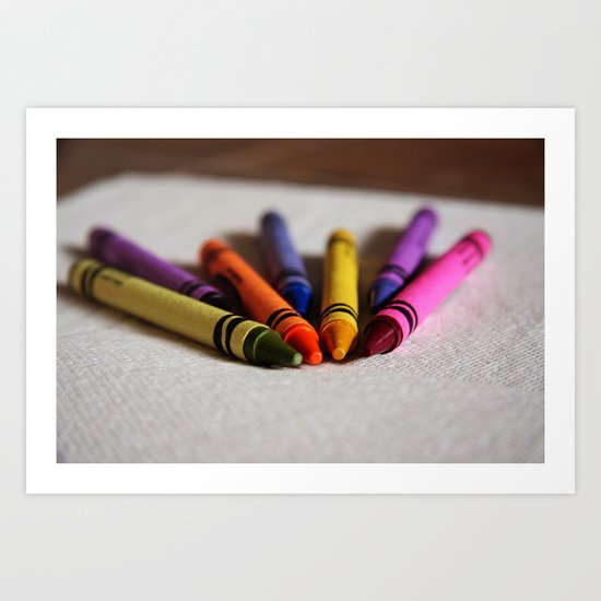 Crayon Love - Ready Set Create Art Print