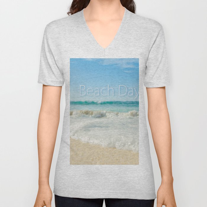 beach days V Neck T Shirt