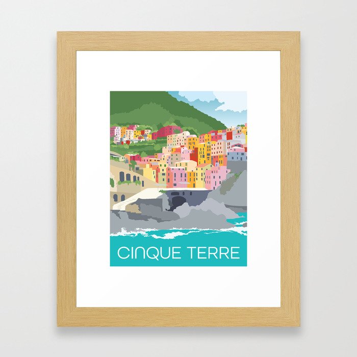 Cinque Terre Italy Framed Art Print