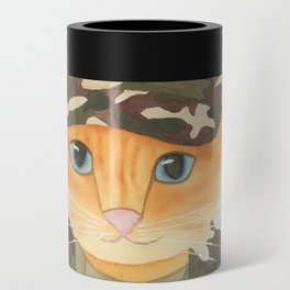Purrfect Soldier Can Cooler