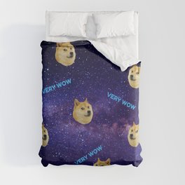 Very wow Doge wholesome Shiba Inu Duvet Cover
