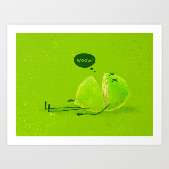 Lime Art Print