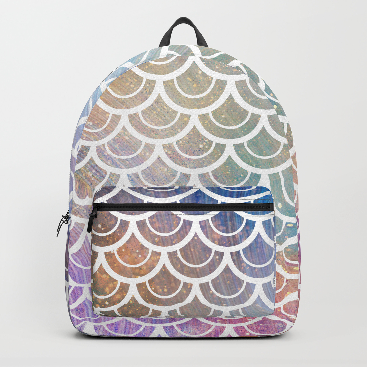 Mermaid Rainbow Sparkle Backpack By Naturemagick Society6