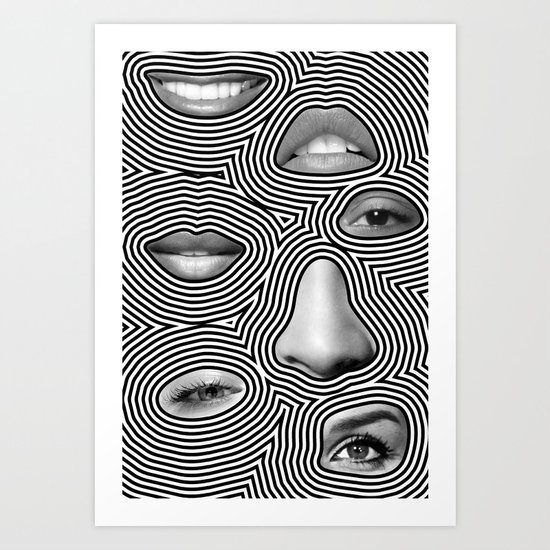 Silver Abuse Art Print