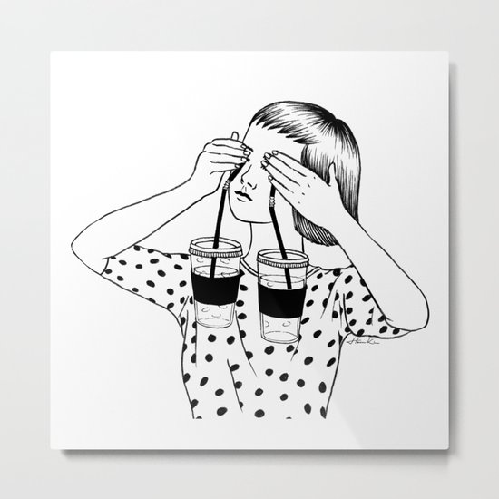 Two Cups Of Tears Metal Print